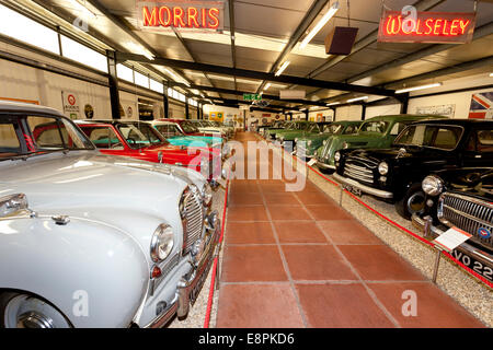 "Memory Lane" - une collection de 1950 & 1960 voitures classiques dans le Haynes International Motor Museum Sparkford Somerset UK Banque D'Images