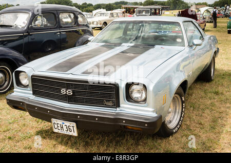 1970 Chevrolet Chevelle voiture américaine à un spectacle en anglais Banque D'Images