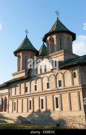 L'église de la Domenica biserica Cour princière (curtea palace) à Targoviste, première résidence de Vlad Tepes alias Dracula. Banque D'Images