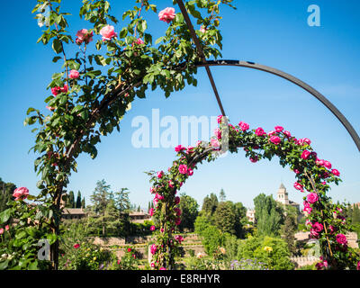 Des jardins du Generalife Banque D'Images