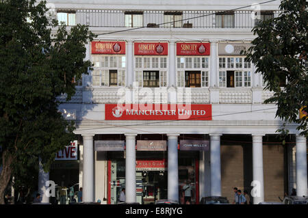 Manchester United Store à Connaught Place à New Delhi City Centre Banque D'Images