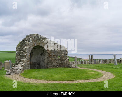 Orphir église ronde, la seule église ronde sur les îles Orcades, Orkney, Scotland. Tailles disponibles (grand format) Banque D'Images