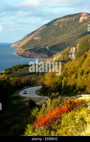 Scenic Drive Cabot Trail - Cape Breton Highlands National Park - Cape Breton, Nova Scotia, Canada Banque D'Images