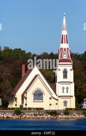 St James' Anglican Church - Mahone Bay, Nova Scotia, Canada Banque D'Images