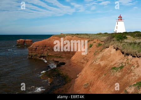 Le phare de Cape Egmont - Cap Egmont, Prince Edward Island, Canada Banque D'Images