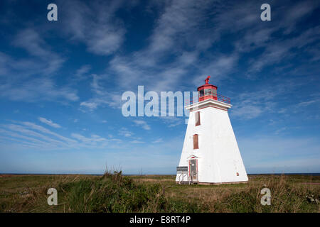 Le phare de Cape Egmont - Cap Egmont, Prince Edward Island, Canada Banque D'Images