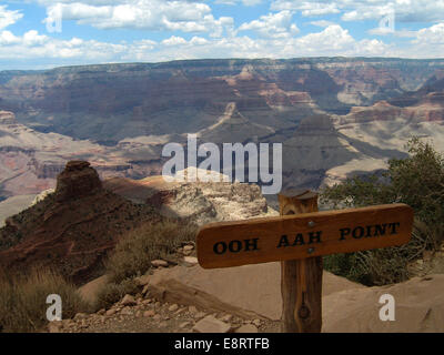 Mais pas la plus longue ou plus profond canyon du monde, le Grand Canyon s'étend un impressionnant 277 milles (446 kilomètres) de long et Banque D'Images