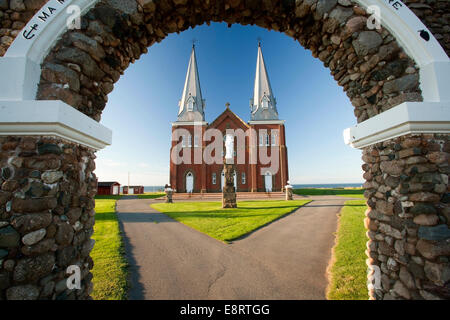 Eglise Notre Dame du Mont Carmel - Mont Carmel, Prince Edward Island, Canada Banque D'Images