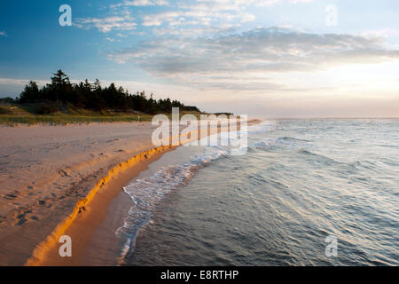 Plage de Basin Head - Souris, Prince Edward Island, Canada Banque D'Images