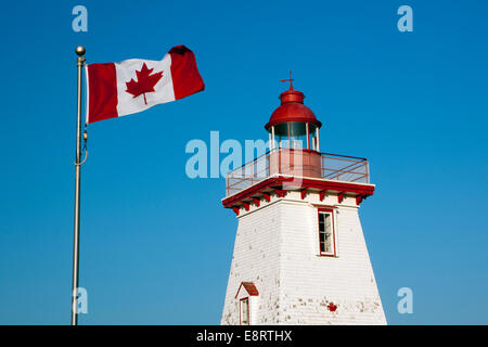 Phare historique de souris - Souris, Prince Edward Island, Canada Banque D'Images