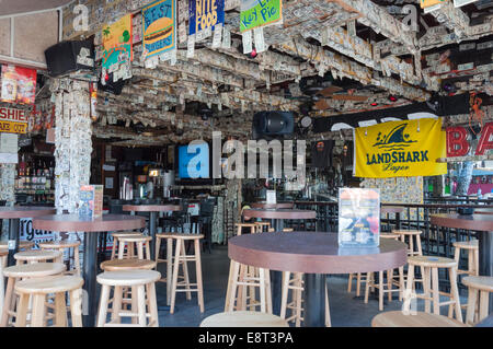 Willie T's dollar bar à Key West, Floride, USA Banque D'Images