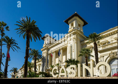 Casino, Sanremo, Province d'Imperia, Riviera dei Fiori, ligurie, italie Banque D'Images