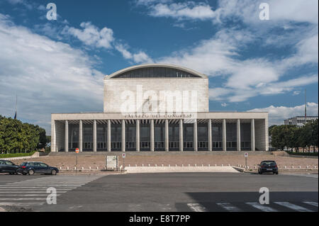 Palazzo dei Congressi e Ricevimenti, Palais des Congrès, de 1937-1954, dans le quartier EUR, projet prestigieux de l'italien Banque D'Images