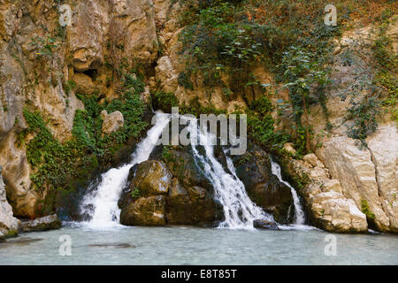 En cascade Canyon Saklıkent, Muğla Province, la Lycie, la mer Egée, en Turquie Banque D'Images