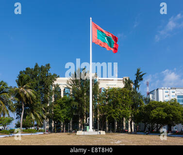 Pavillon des Maldives, Malé, l'Atoll de Malé Nord, les Maldives Banque D'Images