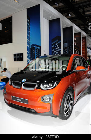 La BMW i3,voiture électrique,Paris,France Banque D'Images