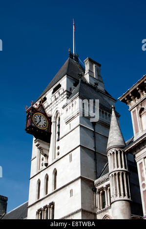 La Royal Courts of Justice, The Strand, London, UK Banque D'Images