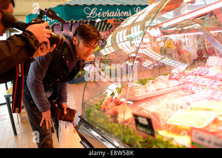 Hong Kong, Chine. 14Th Oct, 2014. Nicholas Tse sur le site de son émission de télévision Chef Nic dans Hong Kong, Chine le 13 octobre, 2014. Top : Crédit Photo Corporation/Alamy Live News Banque D'Images