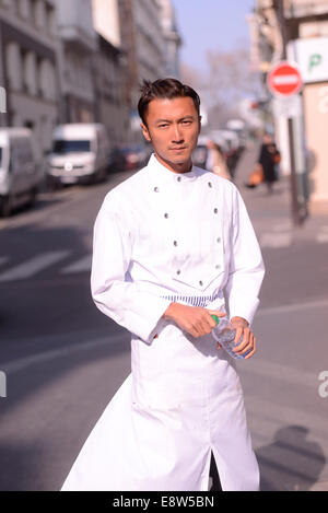 Hong Kong, Chine. 14Th Oct, 2014. Nicholas Tse sur le site de son émission de télévision Chef Nic dans Hong Kong, Chine le 13 octobre, 2014. Top : Crédit Photo Corporation/Alamy Live News Banque D'Images