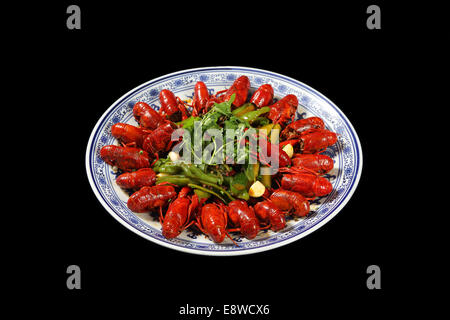 La nourriture chinoise homard épicé Banque D'Images