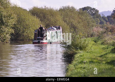 L'égard du canal de Shropshire Union Hargrave de The Waverton près de Chester Banque D'Images