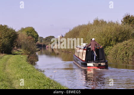 L'égard du canal de Shropshire Union The Waverton puis Chester de Hargrave Banque D'Images