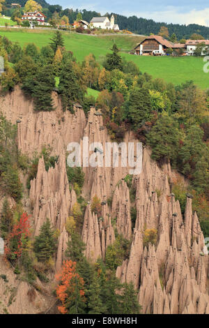 Pyramides de la terre Bolzano Banque D'Images