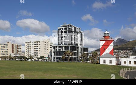 Mouille point phare de green point Cape town Banque D'Images