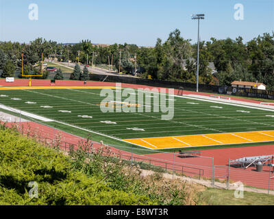 Lyle Hare Stadium, Black Hills State University, Spearfish, SD, USA Banque D'Images