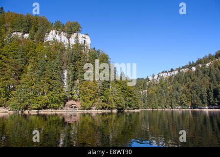 Rocky montagnes du Jura. Septembre 2014, la Suisse. Banque D'Images