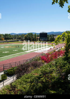 Lyle Hare Stadium, Black Hills State University, Spearfish, SD, USA Banque D'Images