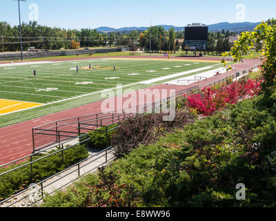 Lyle Hare Stadium, Black Hills State University, Spearfish, SD, USA Banque D'Images