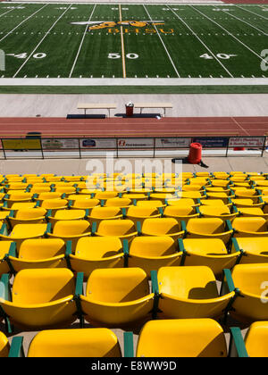 Lyle Hare Stadium, Black Hills State University, Spearfish, SD, USA Banque D'Images