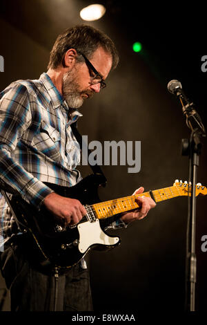 Borgomanero, Italie. 14 octobre, 2014. L'American roots rock band DELTA MOON effectue live au Teatro Rosmini Crédit : Rodolfo Sassano/Alamy Live News Banque D'Images