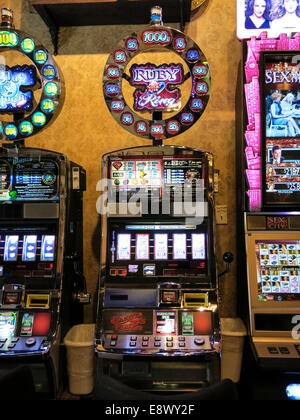 Les Machines à sous électroniques, Casino, Deadwood, SD, USA Banque D'Images
