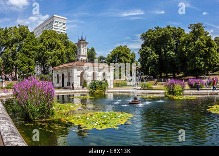 Les Jardins italiens, les jardins de Kensington, Londres Banque D'Images