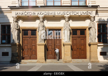 Janacek académie de musique et des arts à Brno, République Tchèque Banque D'Images