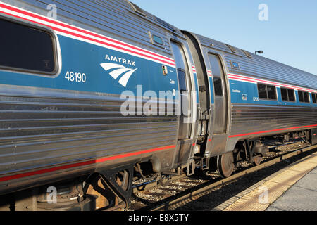 Amtrak Train Station at Rutland dans le Vermont, USA Banque D'Images