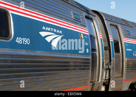 Amtrak Train Station at Rutland dans le Vermont, USA Banque D'Images