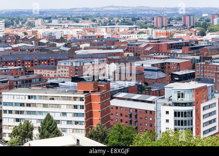 Vue nord de la ville de Birmingham Banque D'Images
