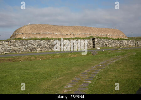 Ancienne chaumière Blackhouse n° 42 Arnol Isle Of Lewis Banque D'Images