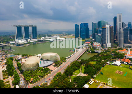 Marina Bay, à Singapour, en Asie Banque D'Images