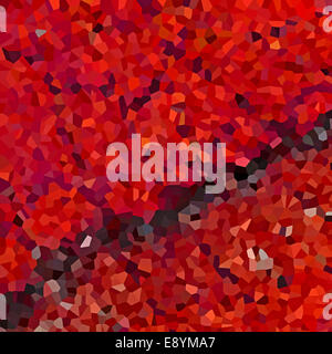 Résumé rouge texture mosaïque de remplissage, image, illustration Banque D'Images