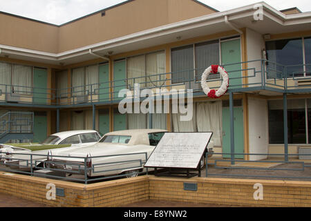 National Civil Rights Museum situé dans l'ancienne Lorraine Motel, site de la Martin Luther King Jr, assassinat, à Memphis, TN Banque D'Images