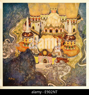 Edmund Dulac (1882-1953) illustration. Voir la description pour plus d'informations. Banque D'Images