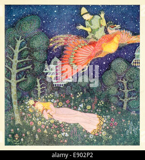 Edmund Dulac (1882-1953) illustration. Voir la description pour plus d'informations. Banque D'Images