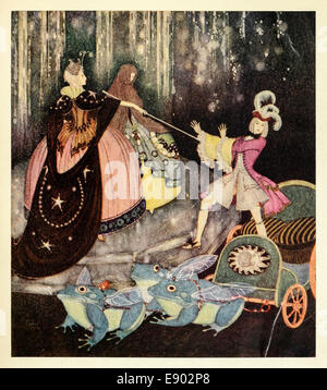 Edmund Dulac (1882-1953) illustration. Voir la description pour plus d'informations. Banque D'Images