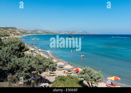 Paradise Beach à Kefalos Bay, Kefalos, Kos, Grèce Banque D'Images