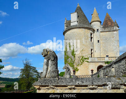 Château des Milandes Banque D'Images