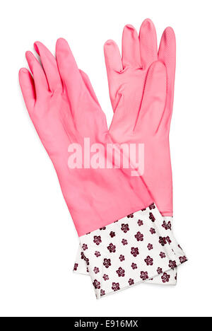 Gants en caoutchouc Banque D'Images